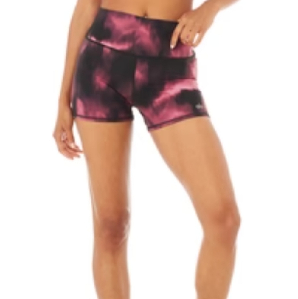 NWOT Alo EUC 4" Vapor High Waist Short & Matching Sport Bra - Picture 2 of 7